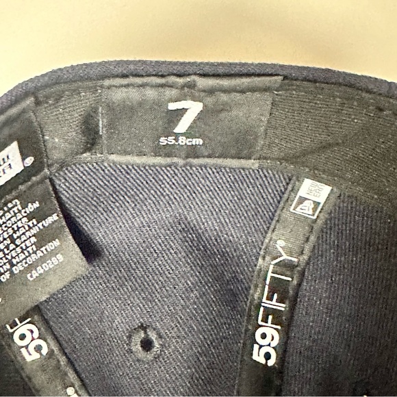 Men's New Era Seattle Mariners Navy/Aqua Alternate On-Field 59FIFTY Fitted Cap - Picture 8 of 8